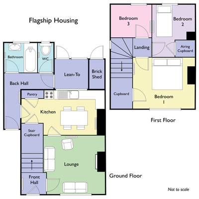 Floor plan of Flagship Housing