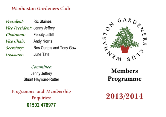 Wenhaston Gardeners Club