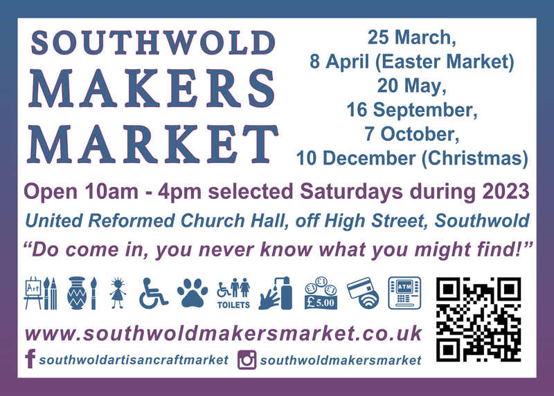 A6 Flyer for Southwold Makers Market