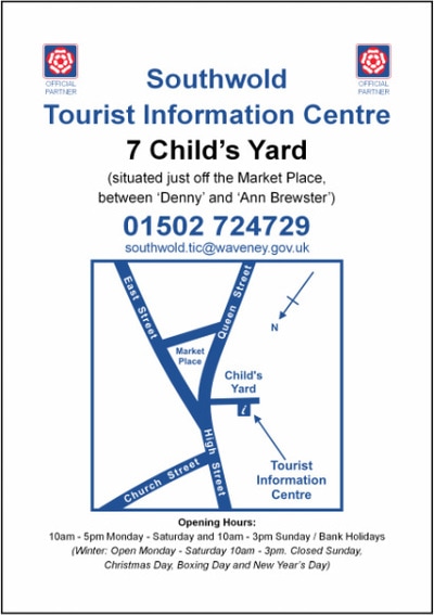 A5 Flyer for former Tourist Information Centre