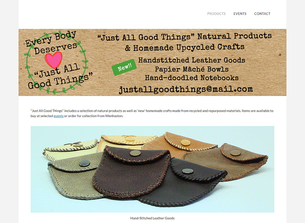 Just All Good Things Website