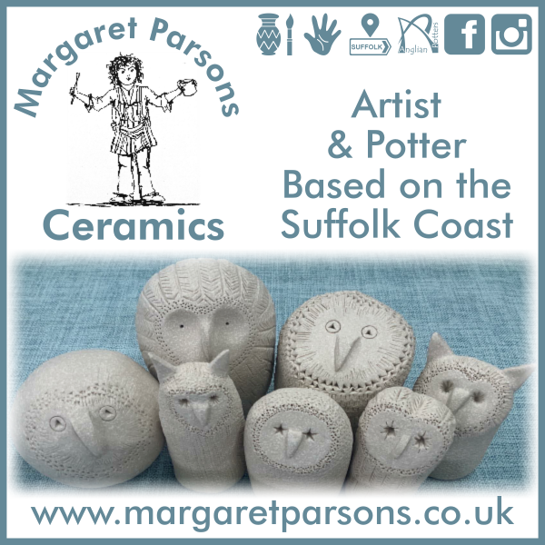 Advert promoting Margaret Parsons Ceramics