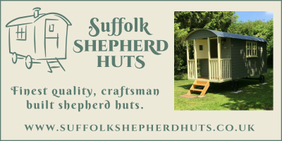 Online Advert for Suffolk Shepherd Huts