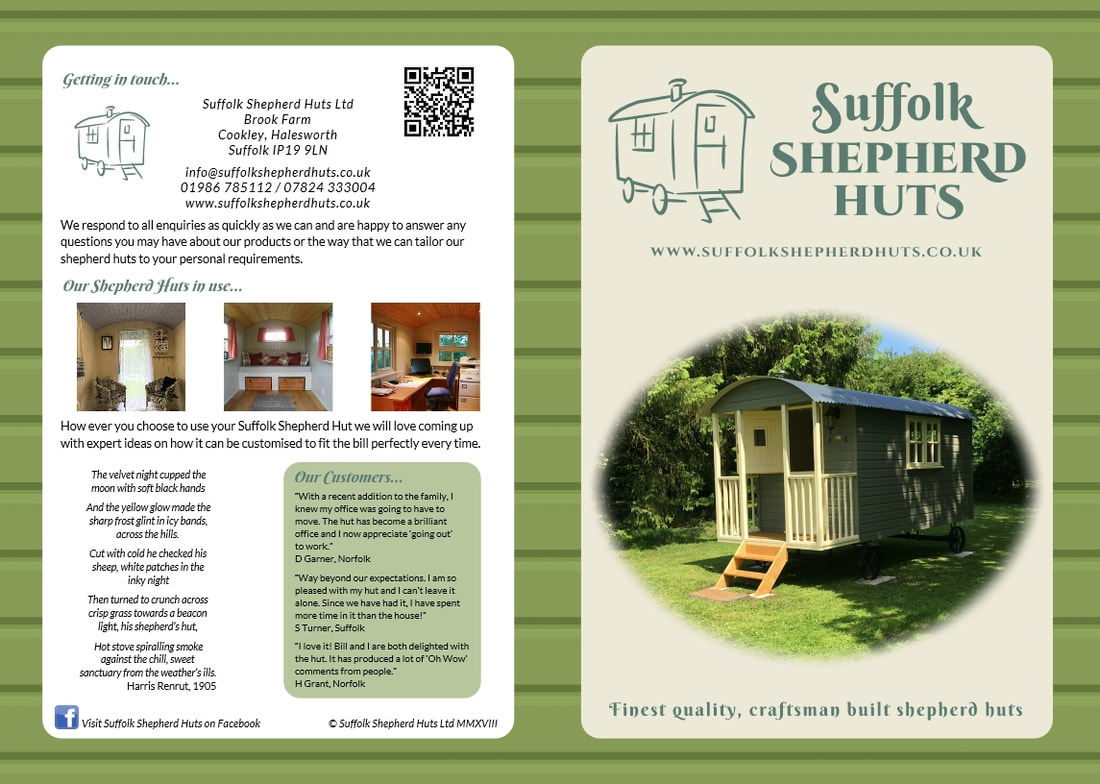 Suffolk Shepherd's Huts - Brochure Cover
