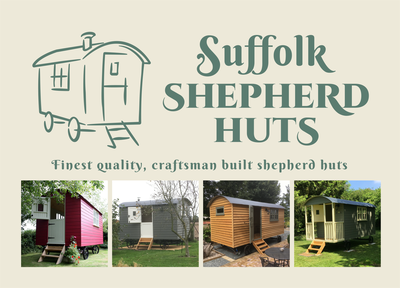 A6 Postcard for Suffolk Shepherd's Huts