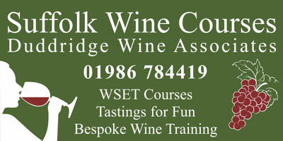 Online Advert for Duddridge Wine Courses