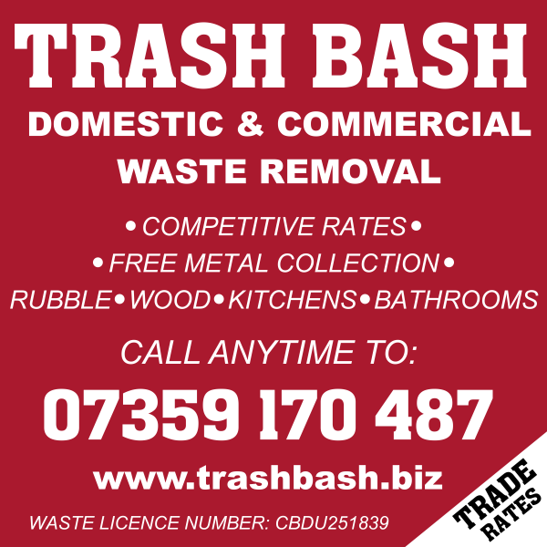 Online advert for Trash Bash 600px square